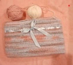 Pastel Dreams Baby Blanket – An Heirloom Keepsake with Ribbon Detail