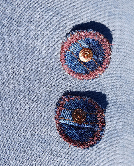 Denim Earrings