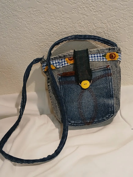 Handbag, Cross Body Bag, Made from Clean Recycled Jeans