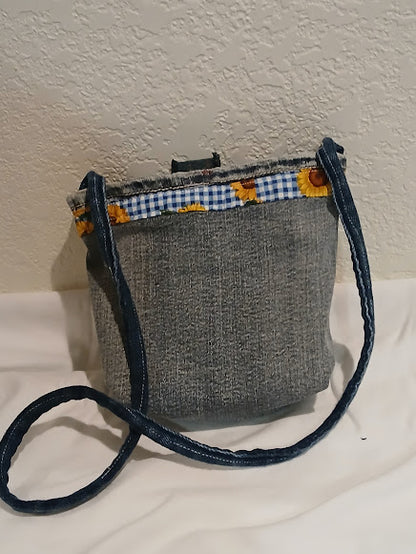 Handbag, Cross Body Bag, Made from Clean Recycled Jeans