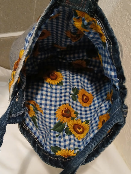 Handbag, Cross Body Bag, Made from Clean Recycled Jeans