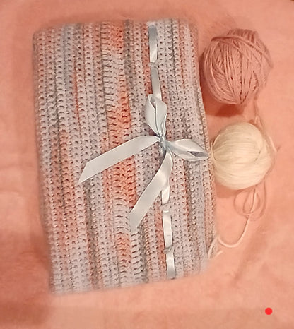 Pastel Dreams Baby Blanket – An Heirloom Keepsake with Ribbon Detail
