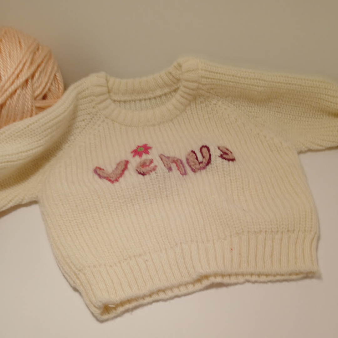 Baby Sweater, Personalized, Hand Embroidered name. Gift for newborn, Baby Shower gift,