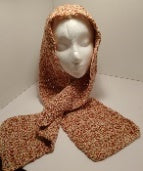 Winter Scarf, Hand Crocheted,