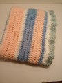 Handmade Baby Blanket, Hand Crocheted, Baby Shower Gift, Newborn Gift, Knitted,